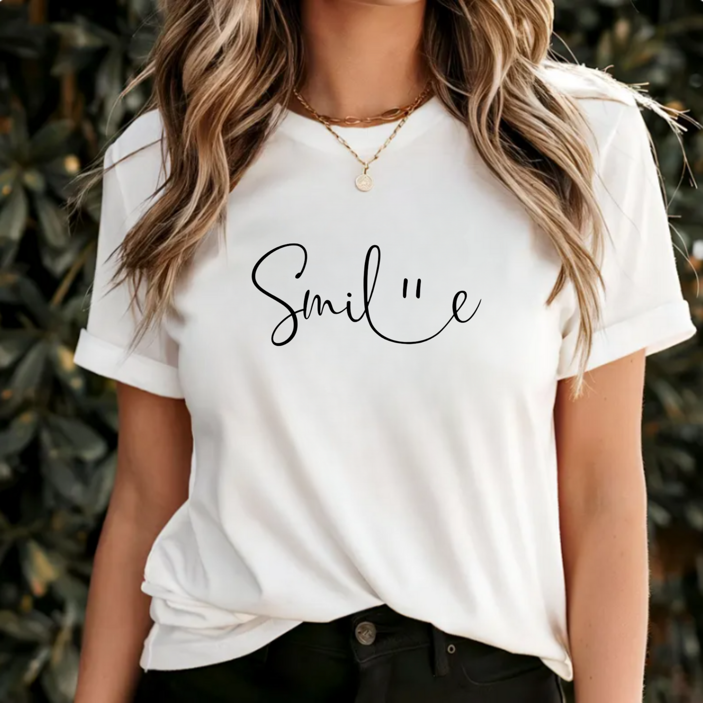Smiley Face Tee - Unisex Jersey Short Sleeve