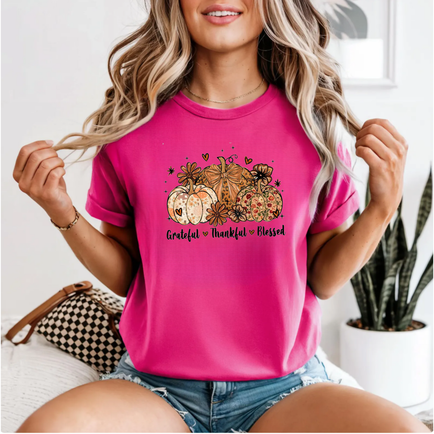 Grateful Thankful Blessed T-Shirt