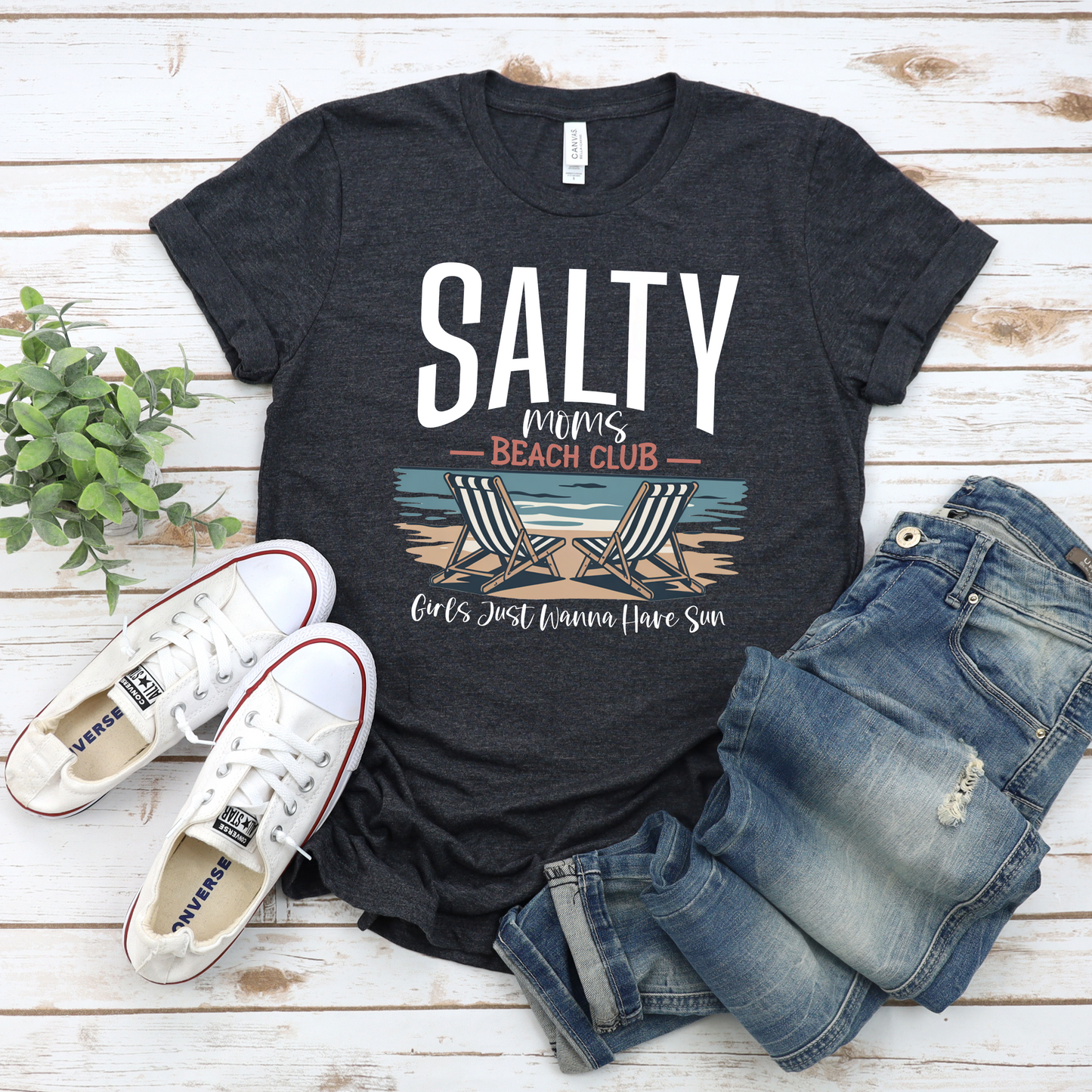 Salty Moms Beach Club png digital download