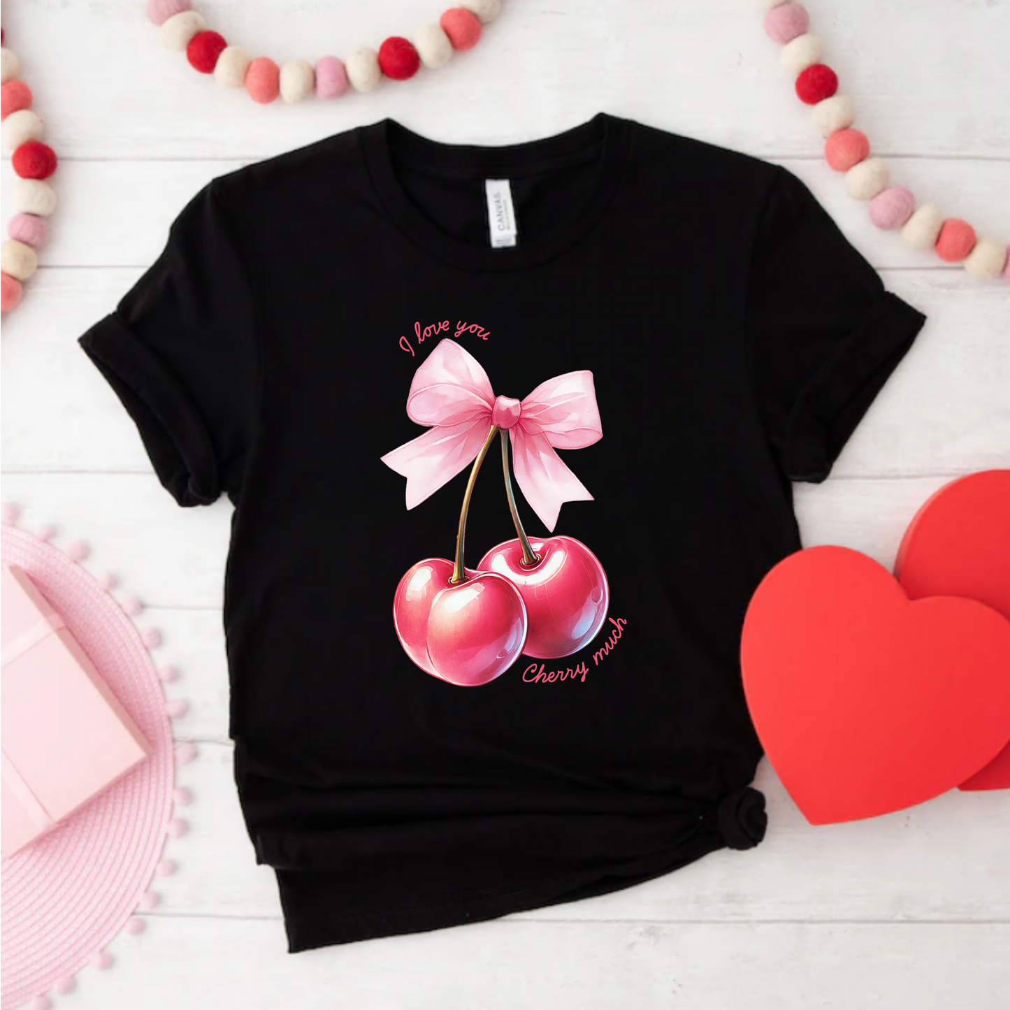 Valentines Day I love you cherry much Tee