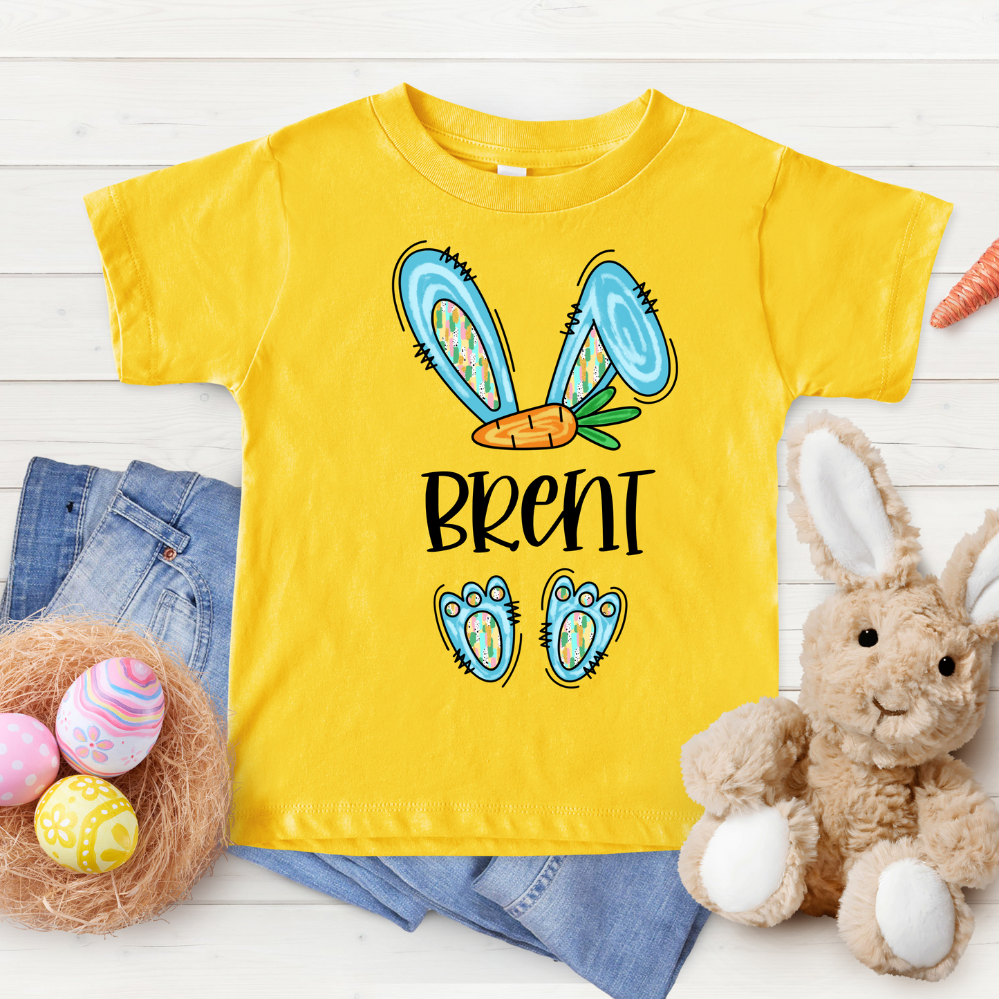 Customized children's Easter bunny png