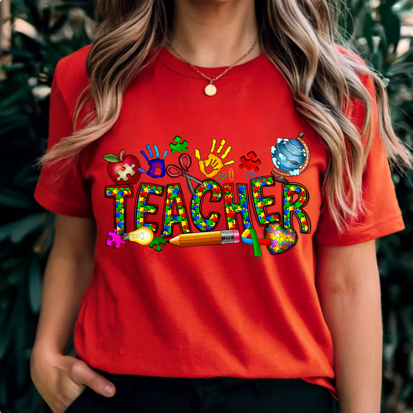 Autism Teacher Tee