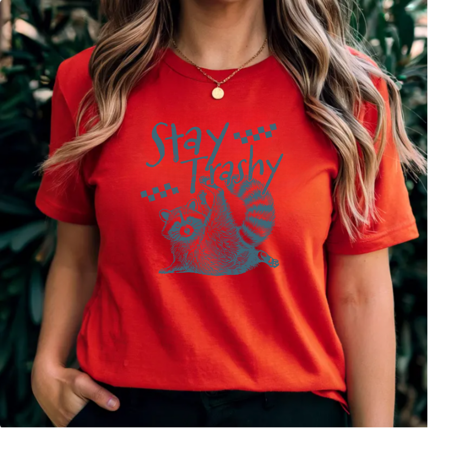 Raccoon Unisex Tee - Stay Trashy Design