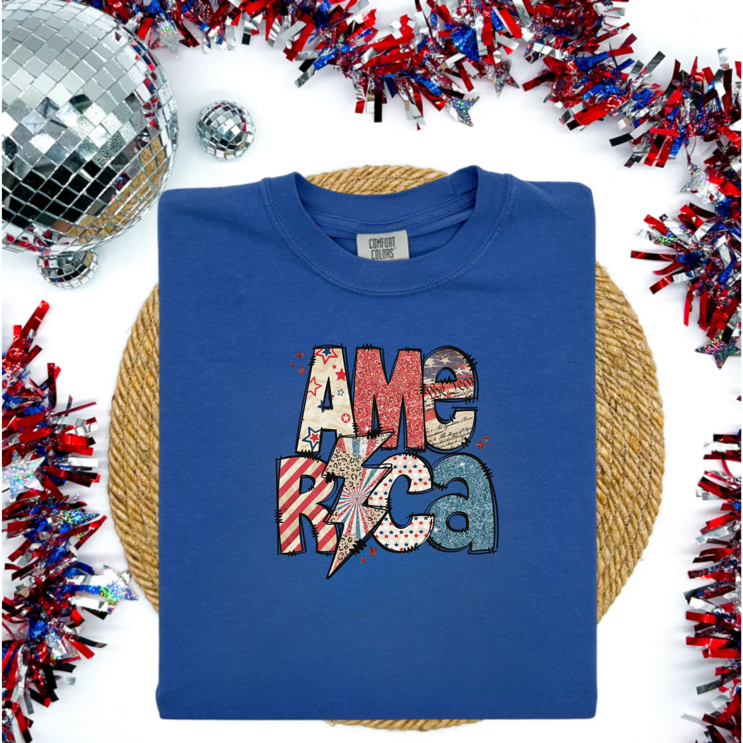 Lightening Bolt America Unisex Tee