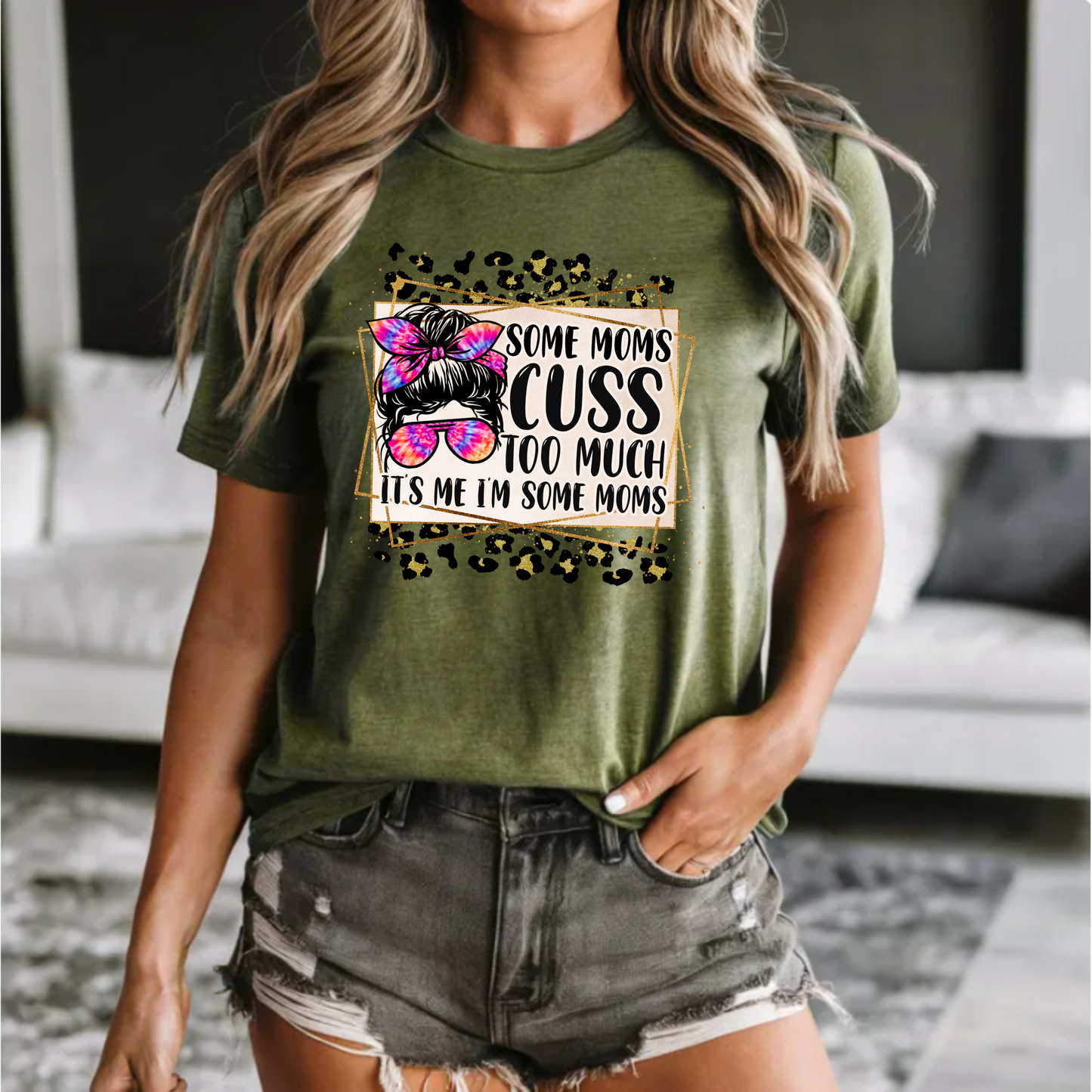 Funny Mom Unisex Tee - Some Moms Cuss Too Much