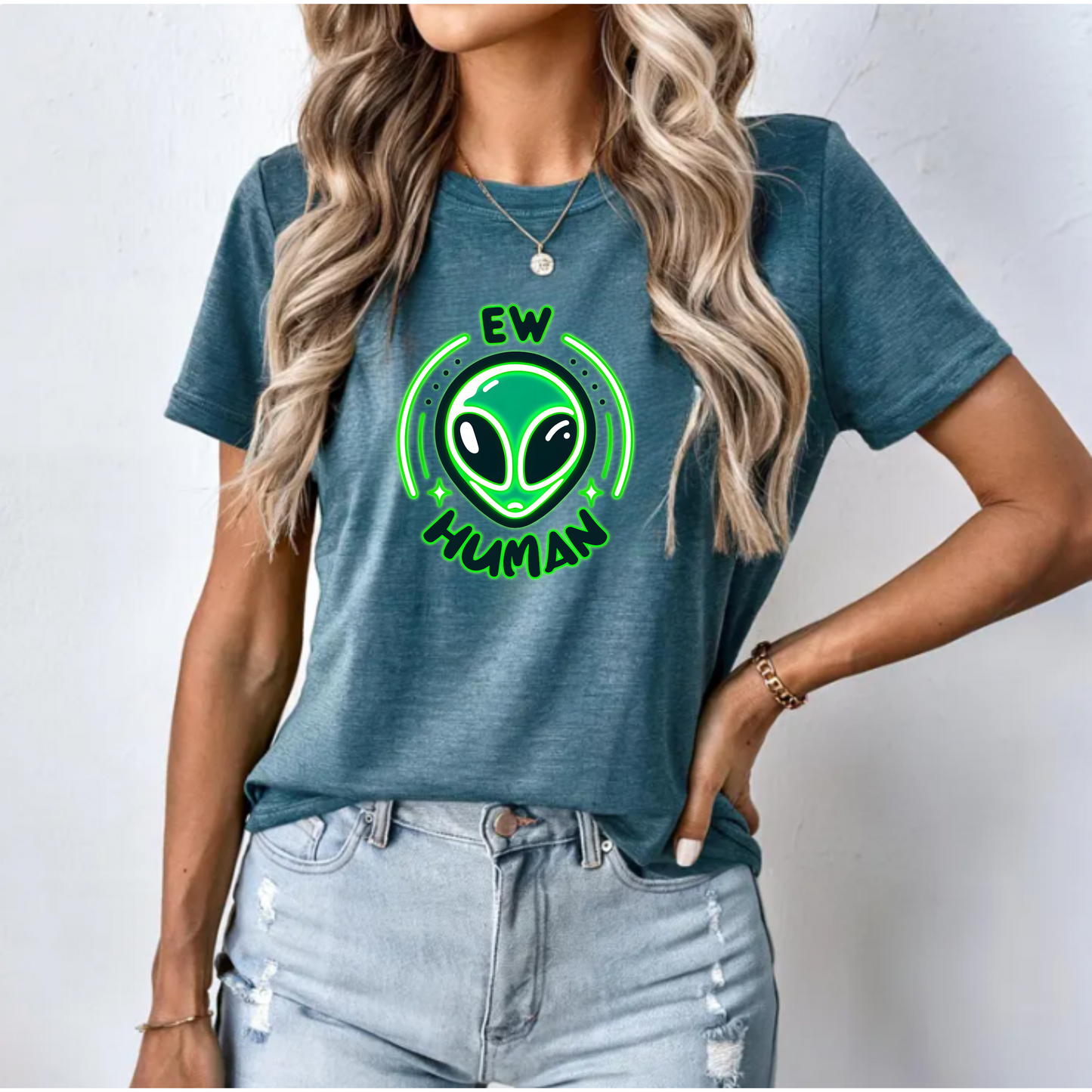 Alien-Ew human Tee