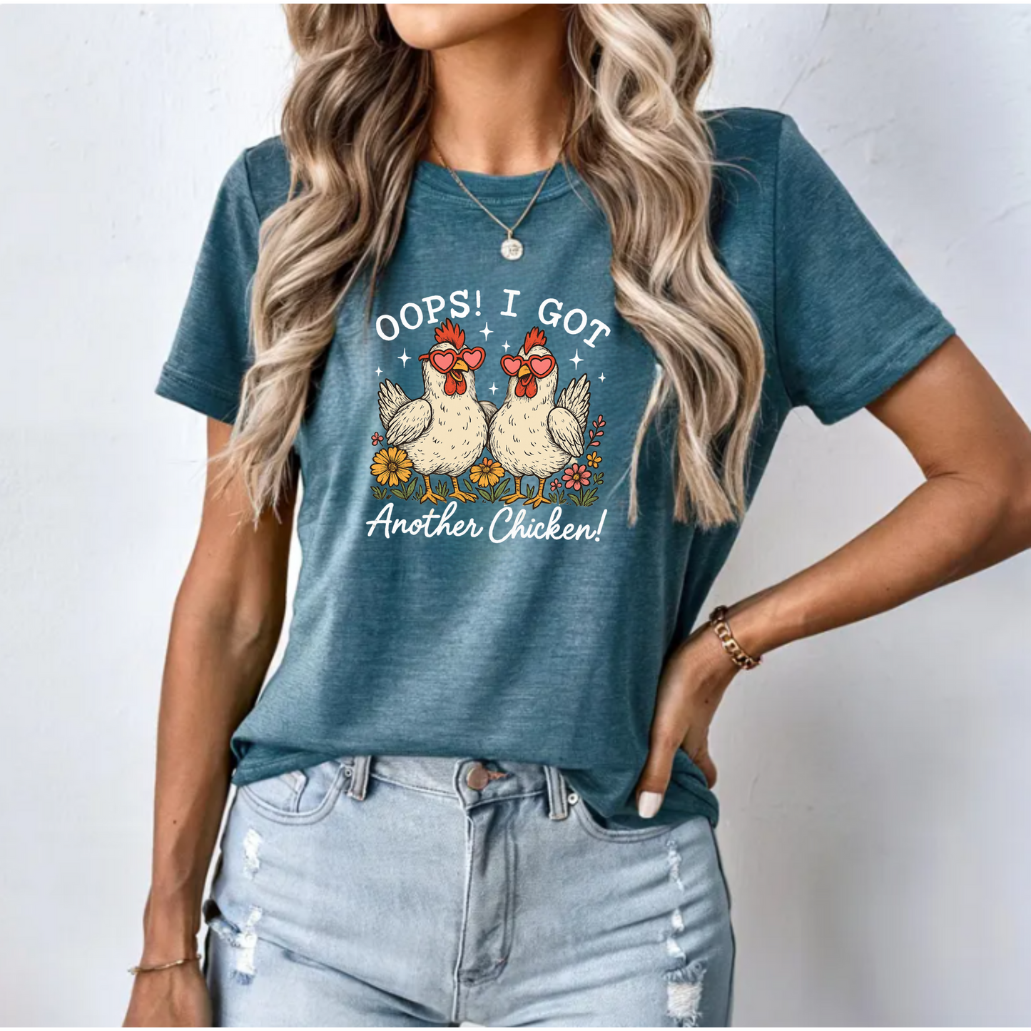 Funny Chicken Lovers Unisex Tee - 'Oops! I Got Another Chicken!'
