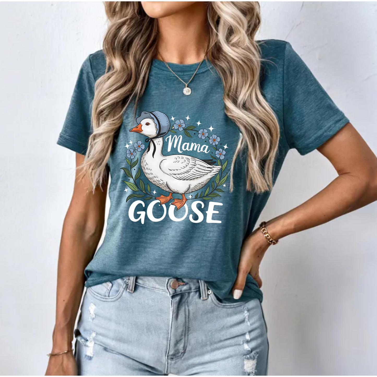 Mama Goose Unisex Jersey Tee – Cute Family Shirt for Moms