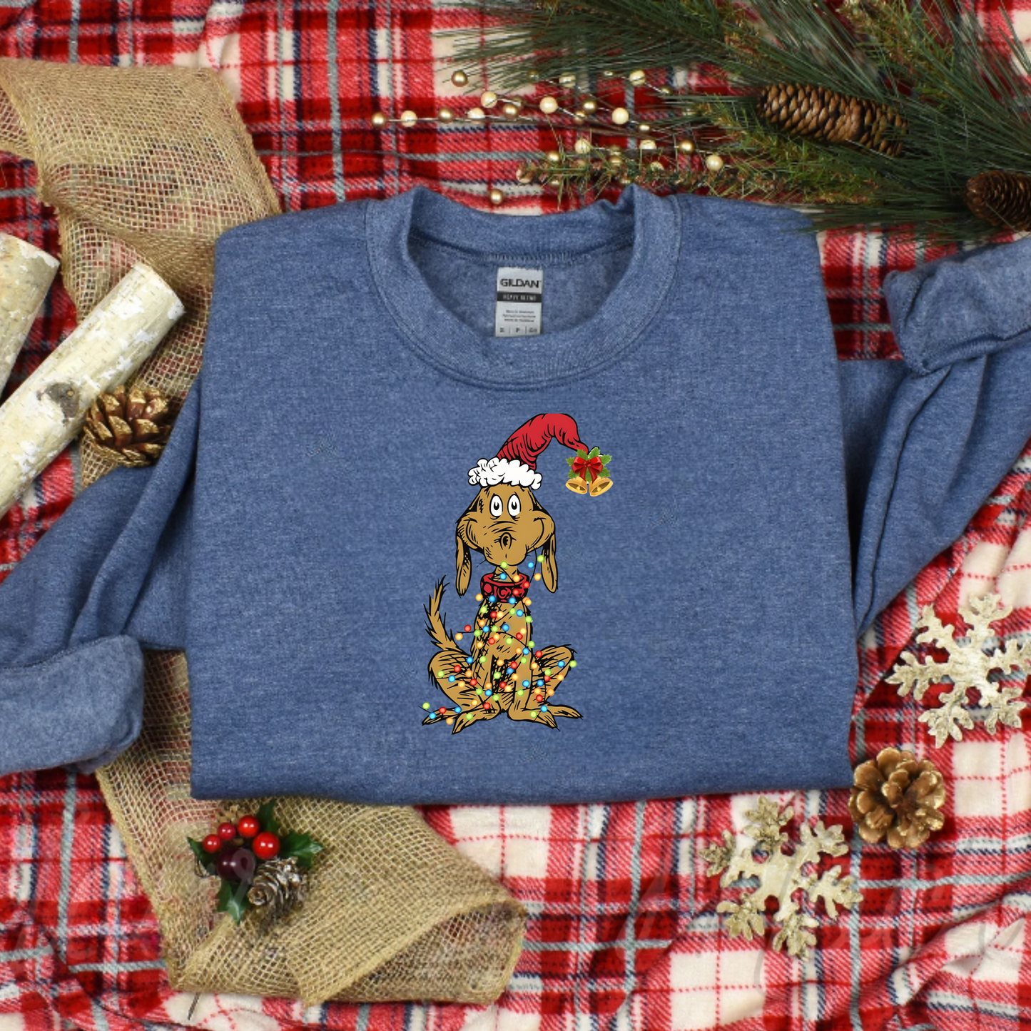 Christmas Cartoon Dog Sweatshirt