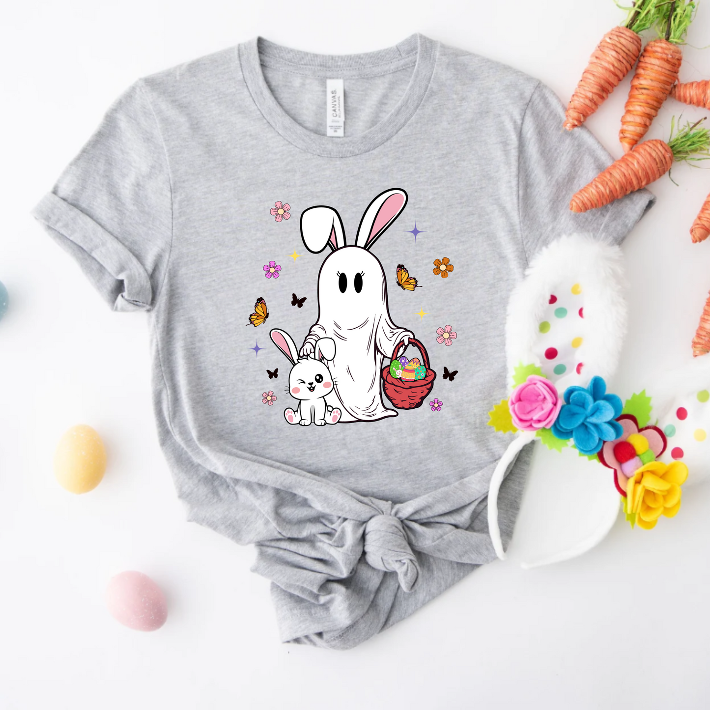 Ghost Easter Bunny Tee
