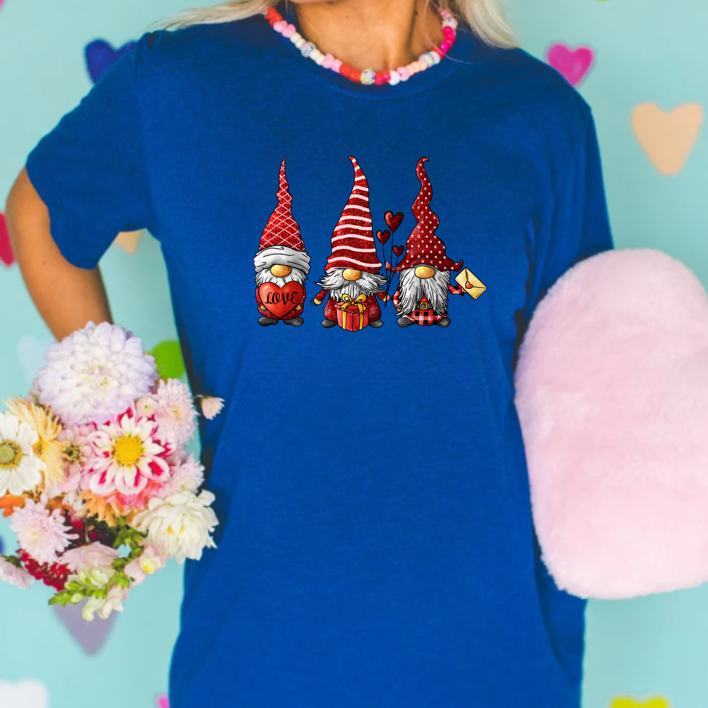 Valentines Day Gnomes Tee