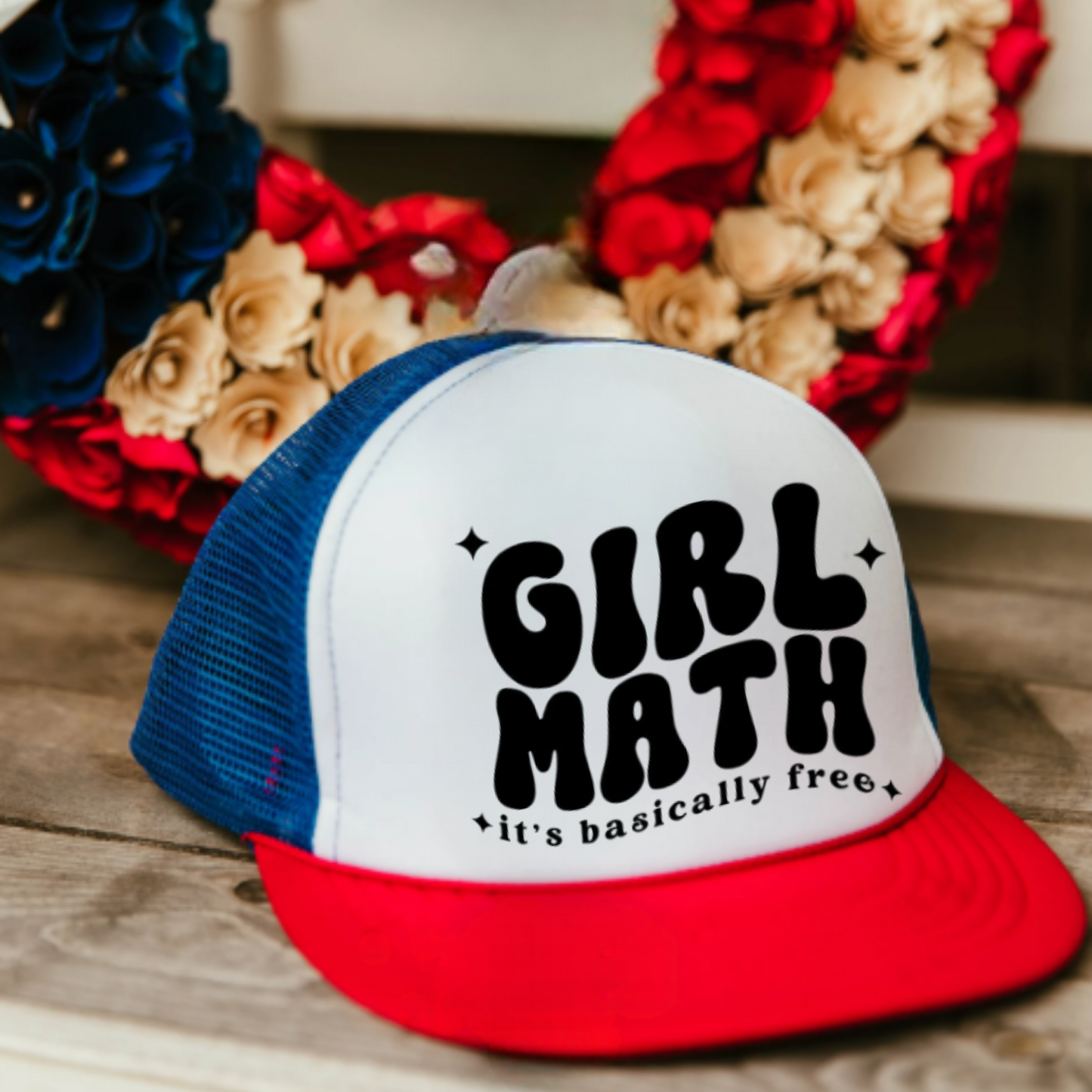 Trucker Cap Girl Math so its basically free