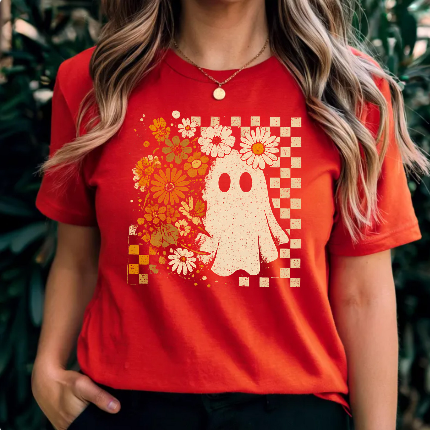 Floral Ghost T-Shirt