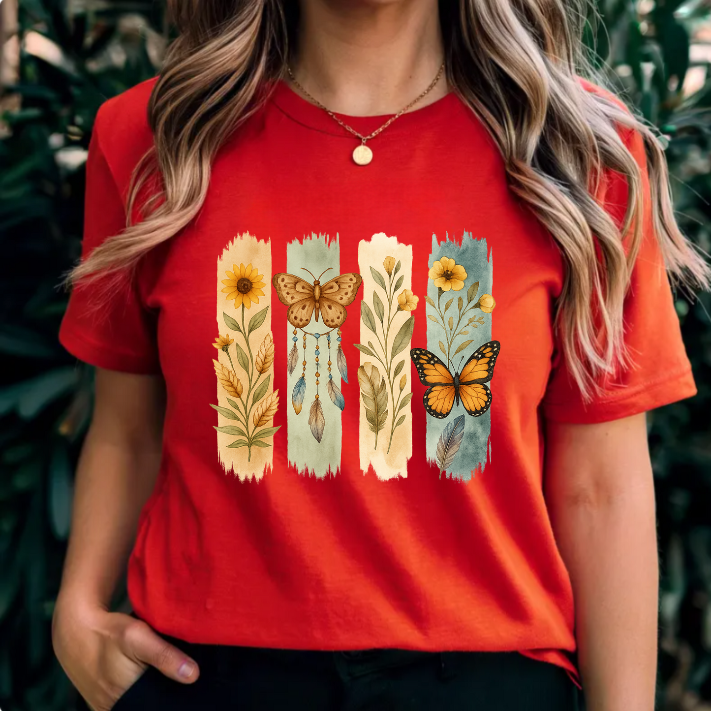 Butterfly Brush Strokes Tee