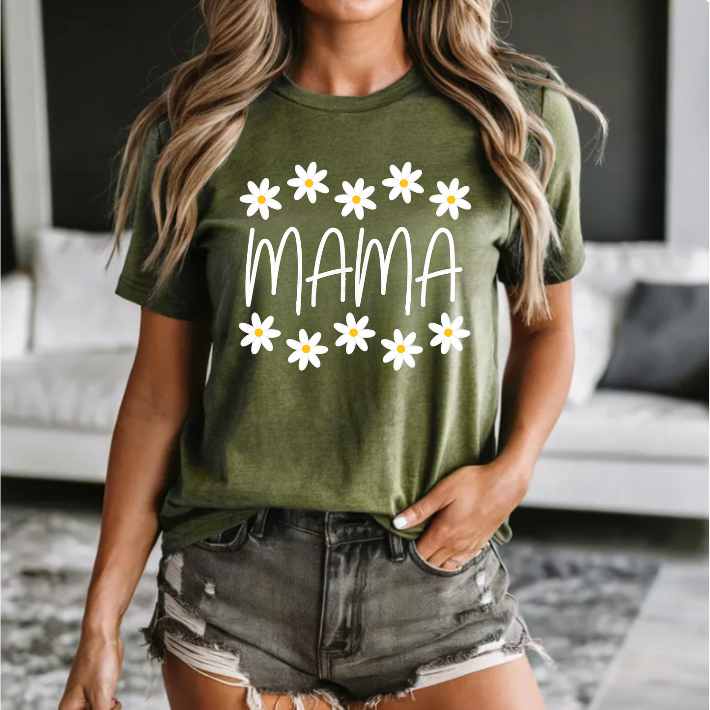 Floral Mama Tee - Unisex Jersey Short Sleeve