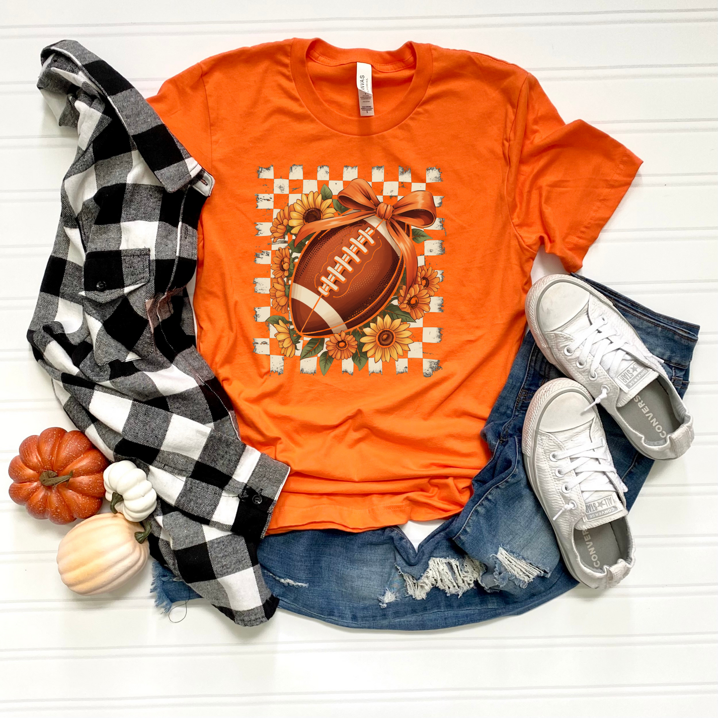 Football Floral Unisex Softstyle T-Shirt | Sports Tee, Gift for Football Fans, Casual Wear, Fall Apparel, Team Spirit Top