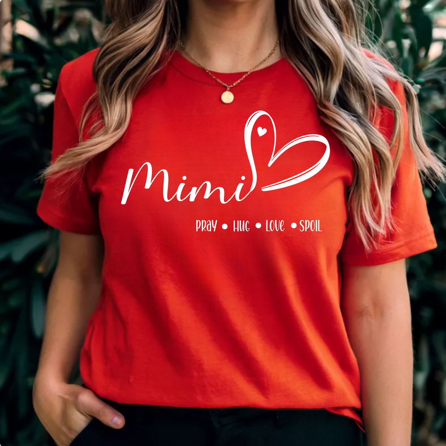 T-Shirt Mimi Pray Hug Love Spoil Unisex Jersey Short Sleeve Tee Shirt