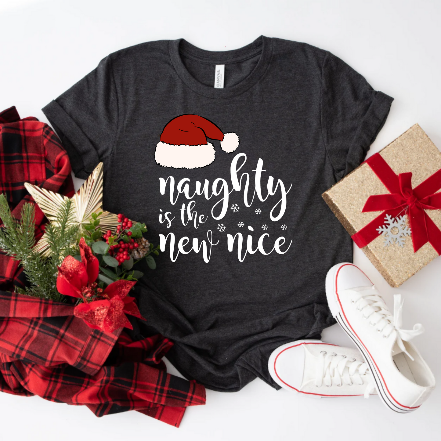 Unisex T-Shirt - 'Naughty is the New Nice' Graphic Tee