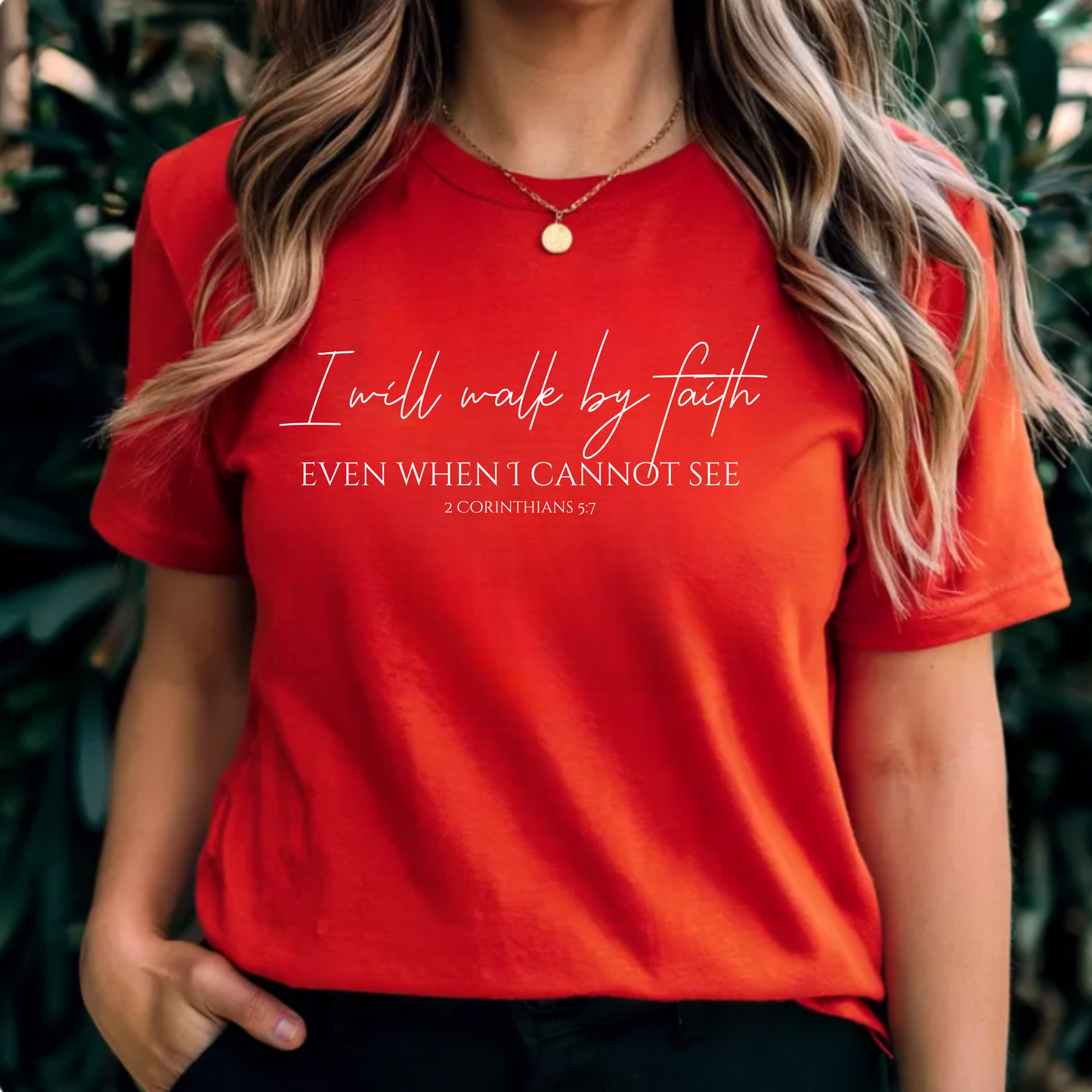 I will walk by faith T-Shirt