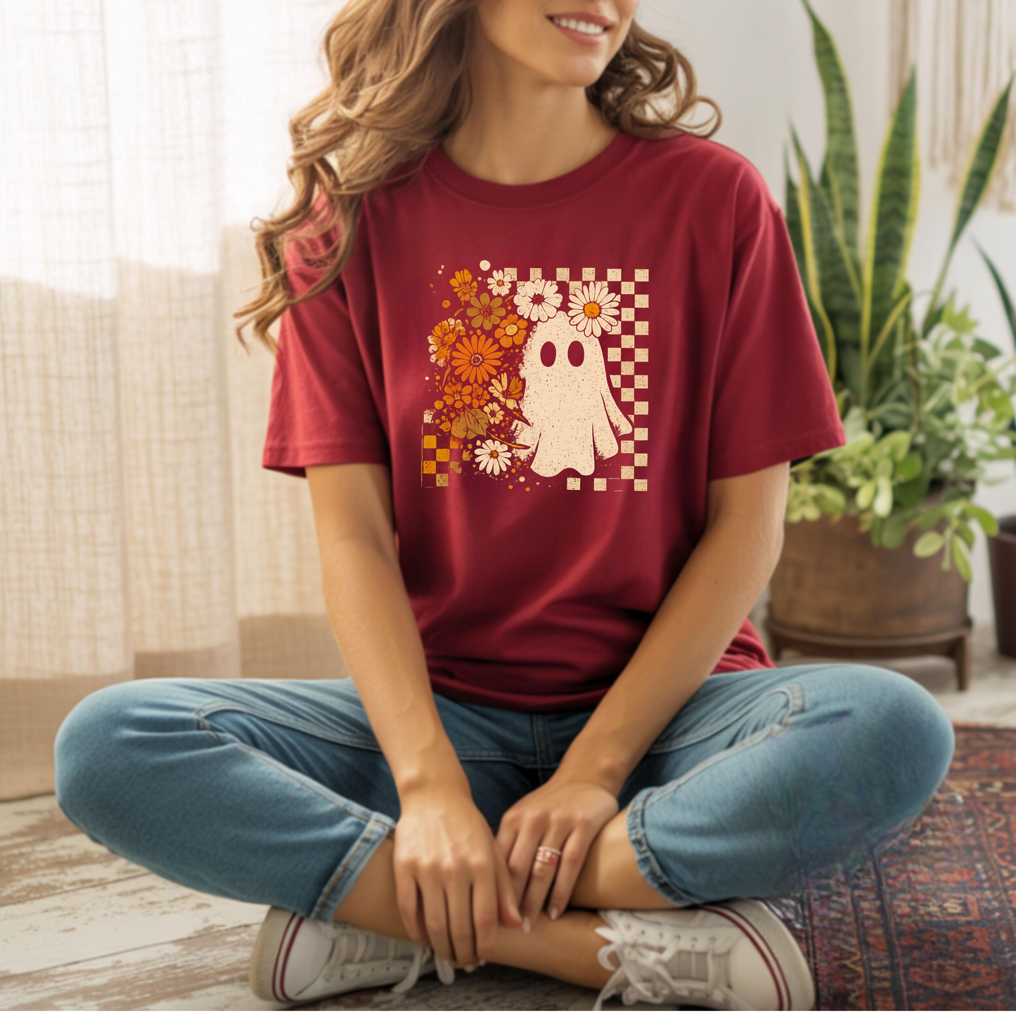 Floral Ghost T-Shirt