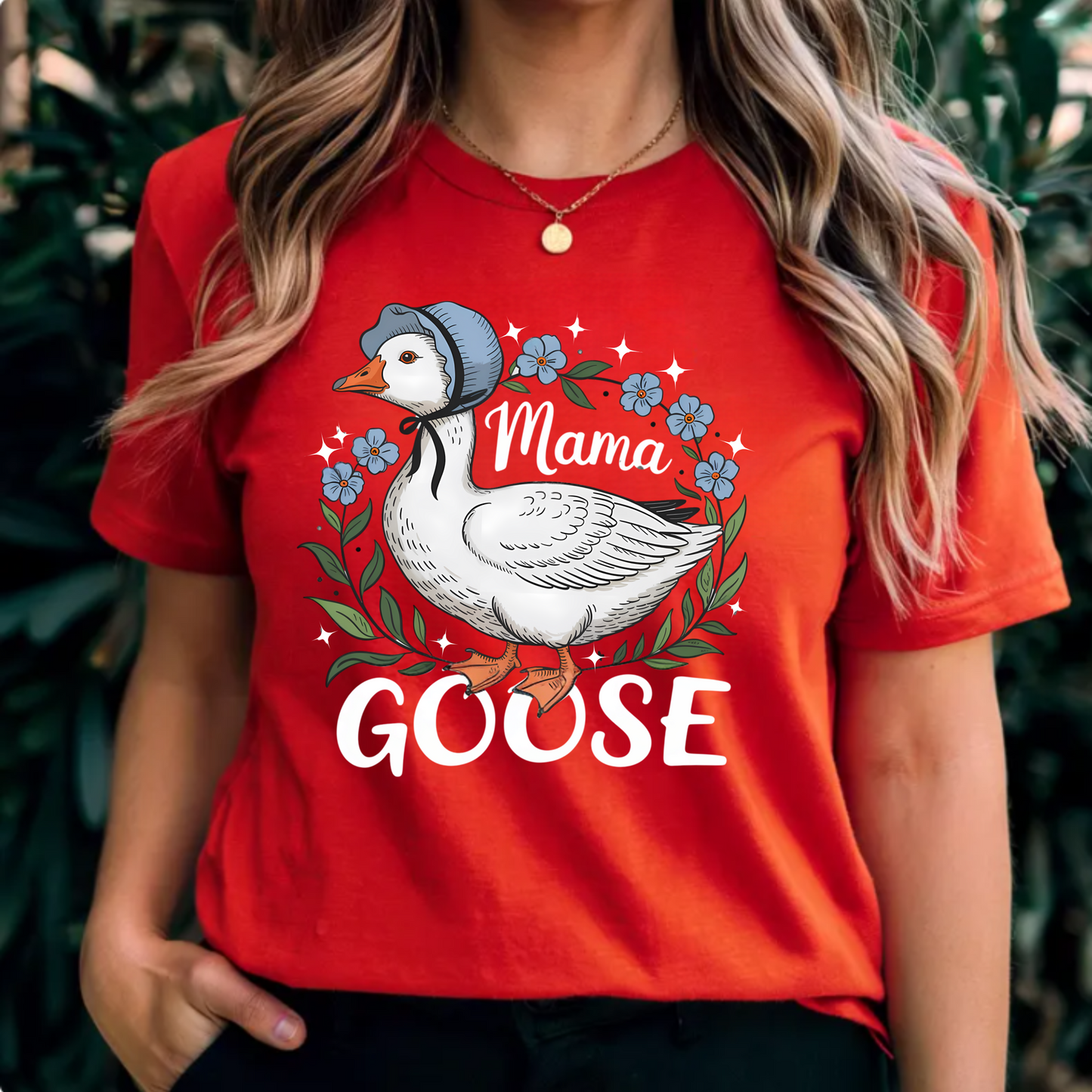 Mama Goose Unisex Jersey Tee – Cute Family Shirt for Moms