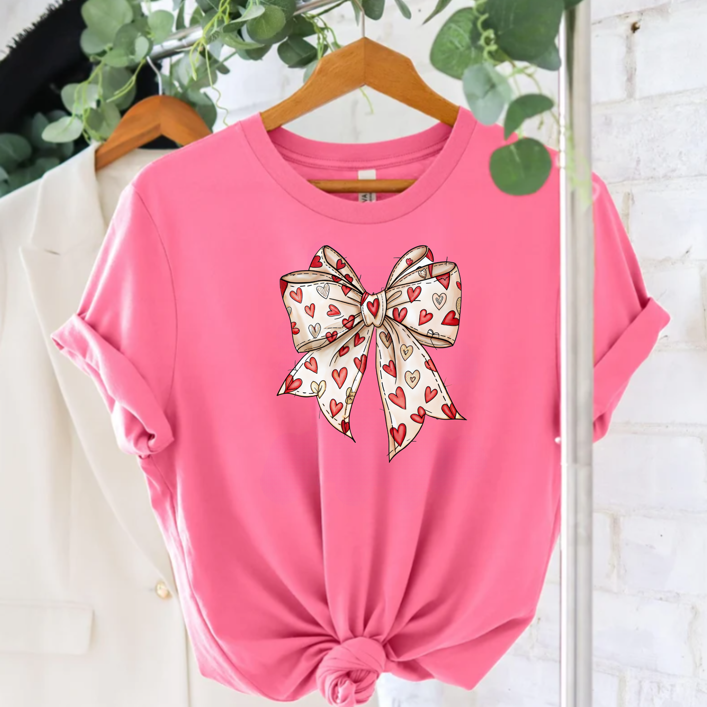 Heart Coquette Bow T-Shirt