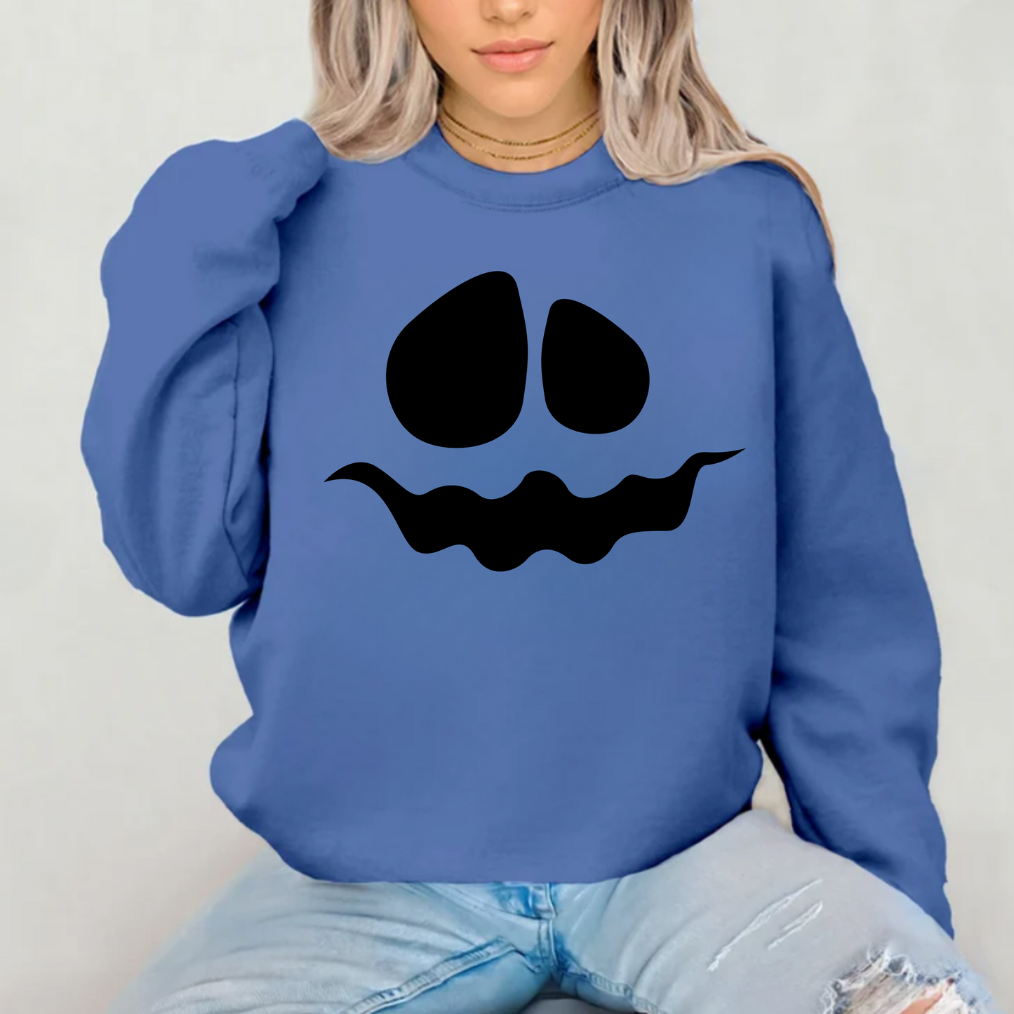 Pumpkin Face Sweatshirt