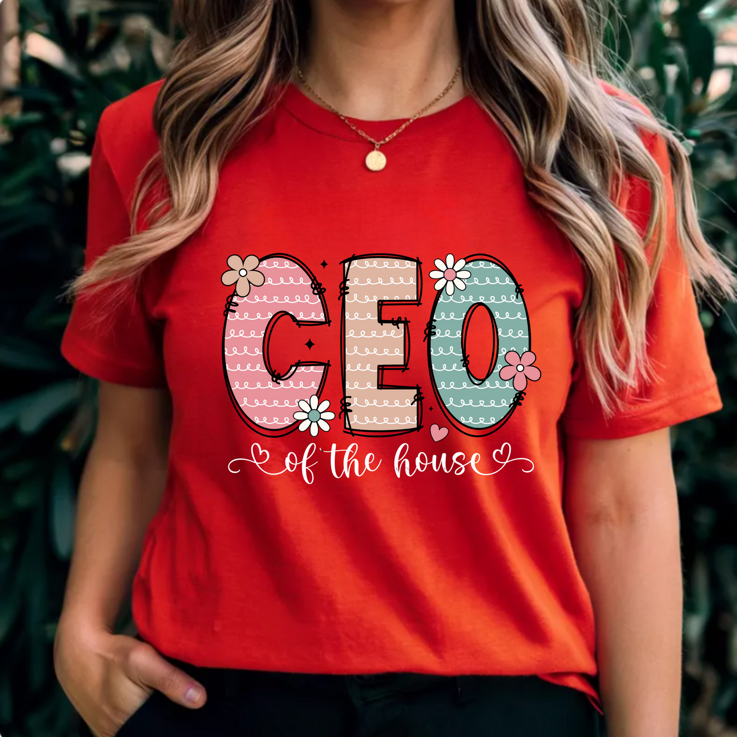 Short Sleeve Tee - 'CEO of the house' Shirt