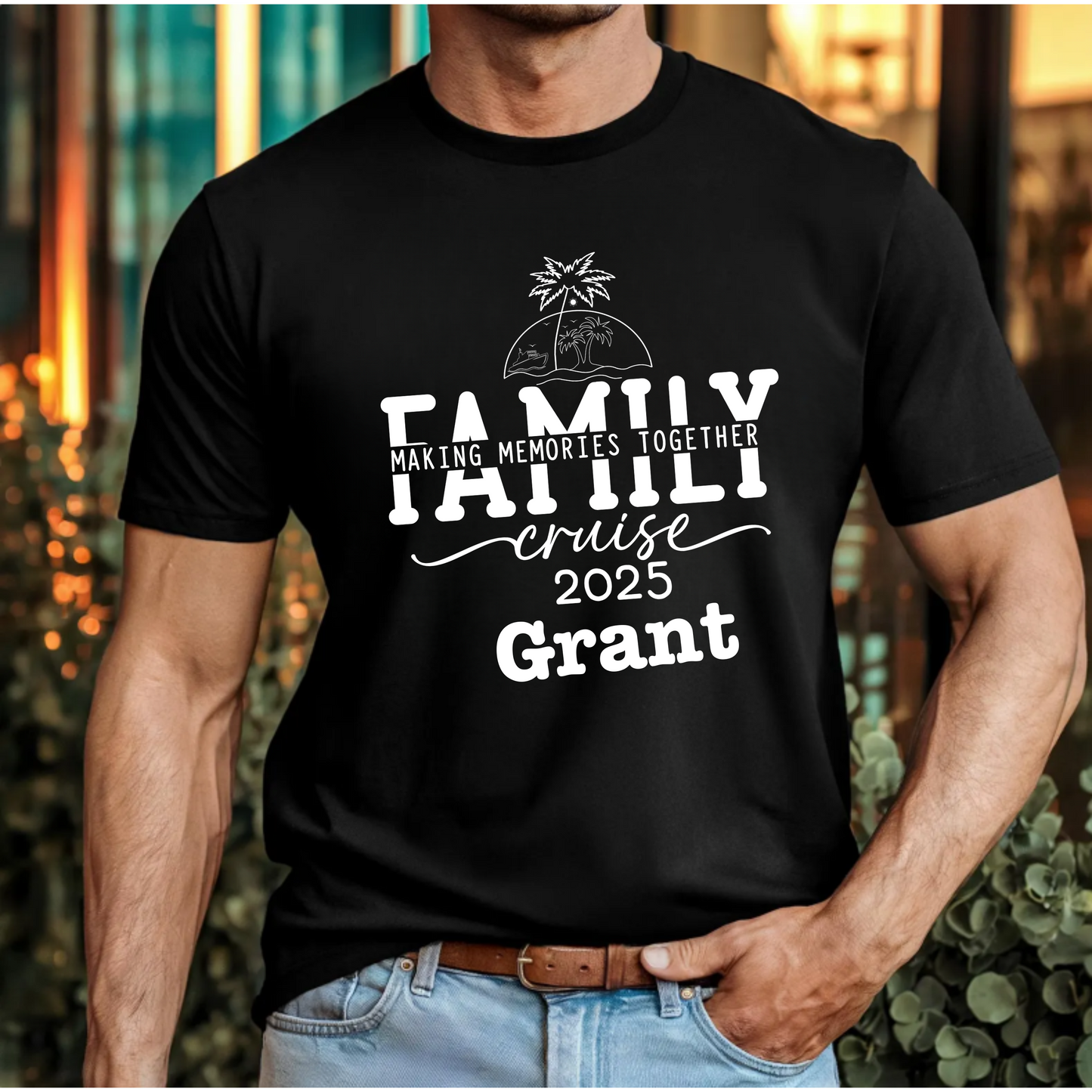 Customized Family Cruise 2025 T-Shirt