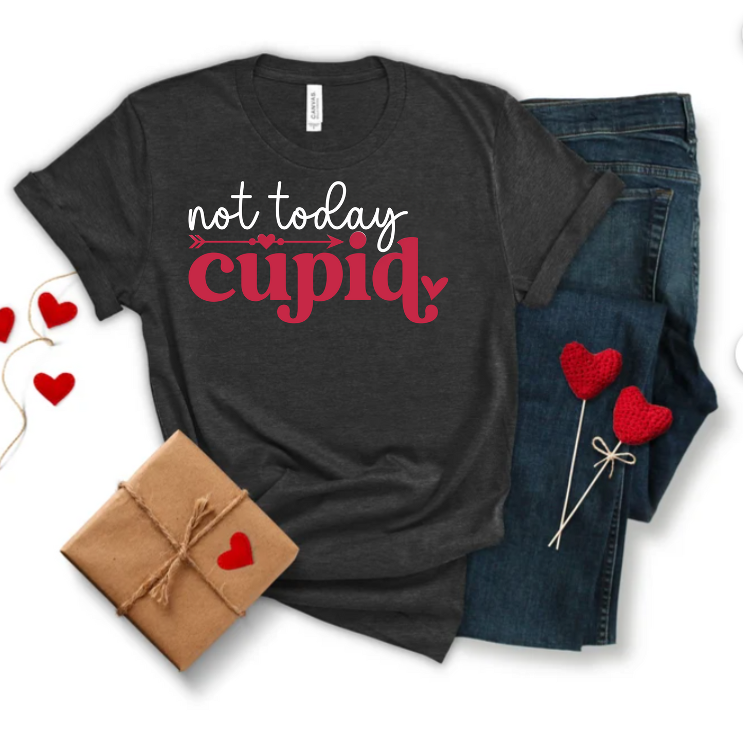 Not today cupid Valentines Day T-Shirt