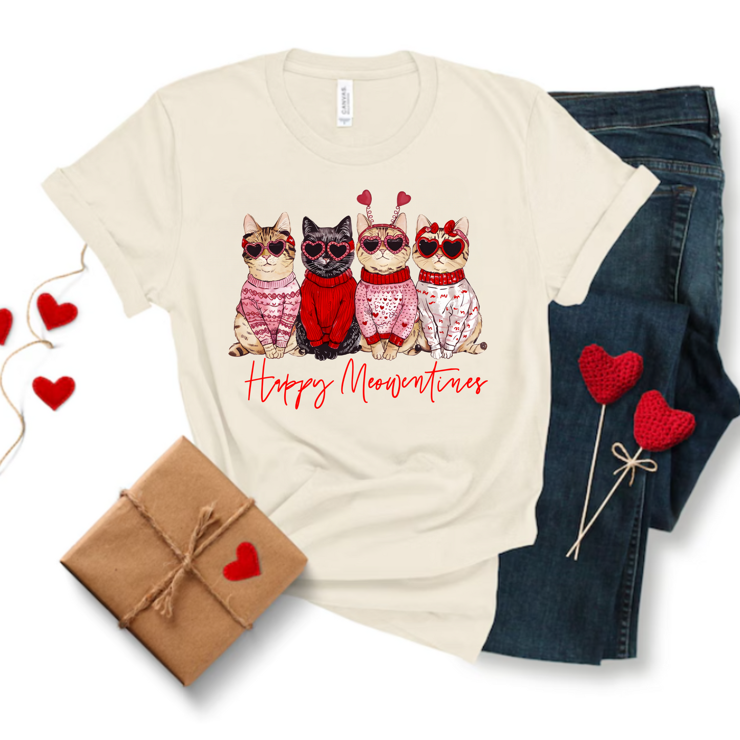 Happy Meowentines T-shirt