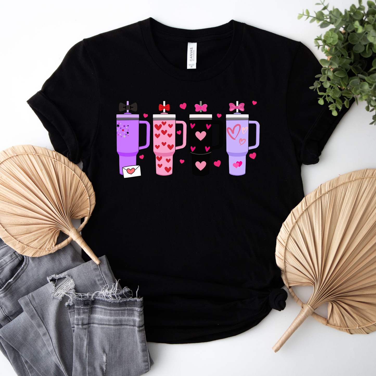 Valentine's Day Stanley tumbler Tee