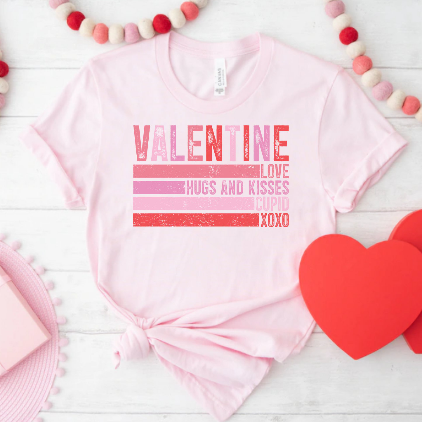 Valentine Love XOXO Cupid Unisex Tee