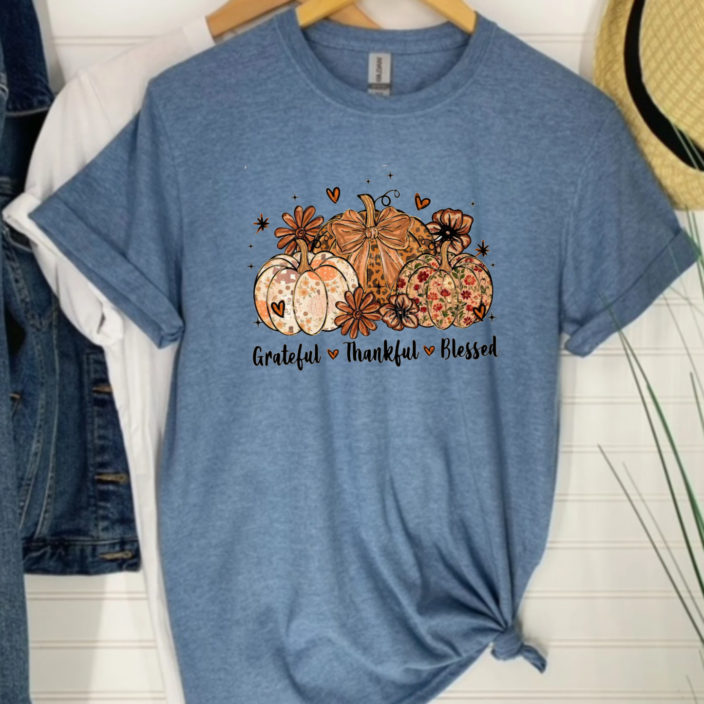 Grateful Thankful Blessed T-Shirt