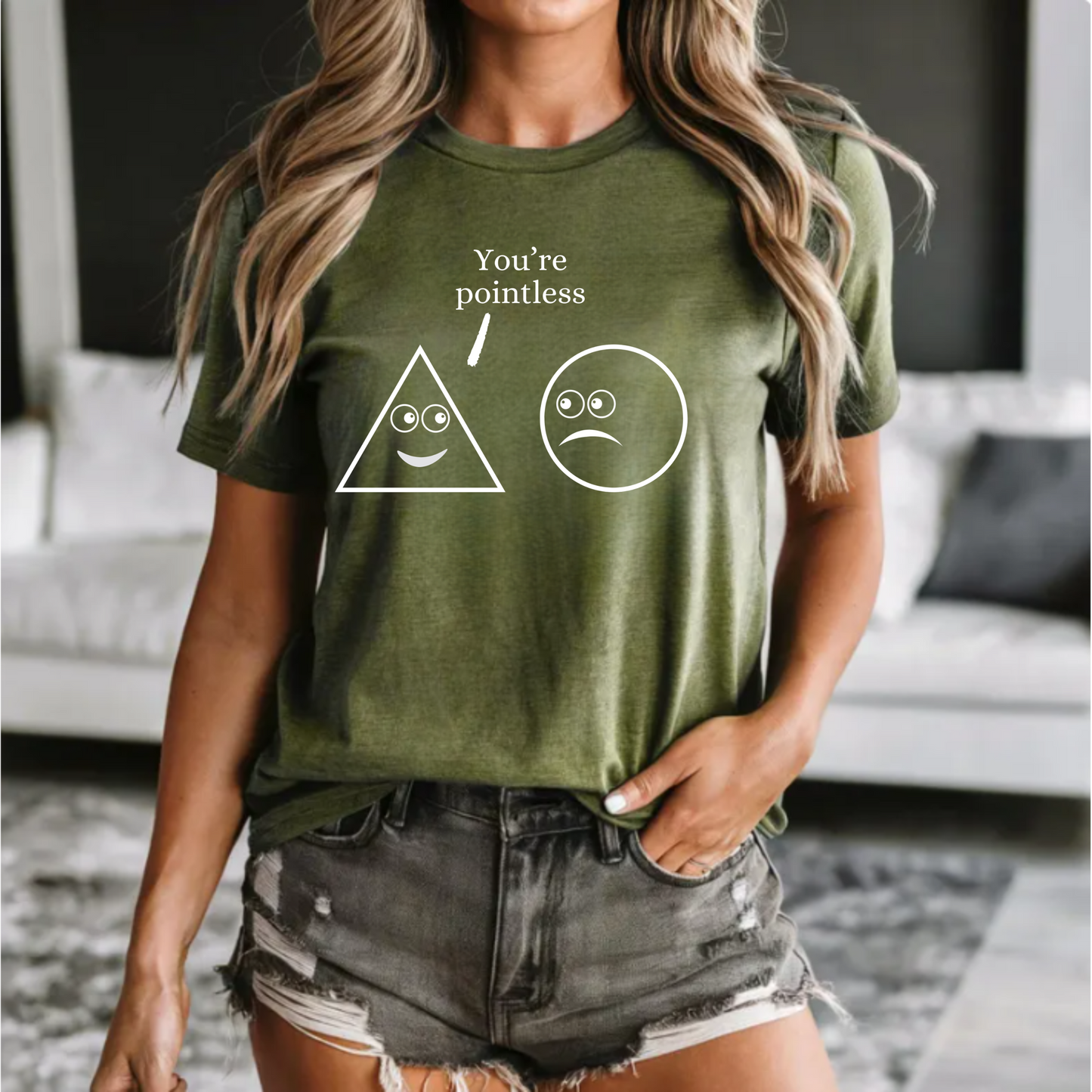 Funny "You're Pointless" Tee