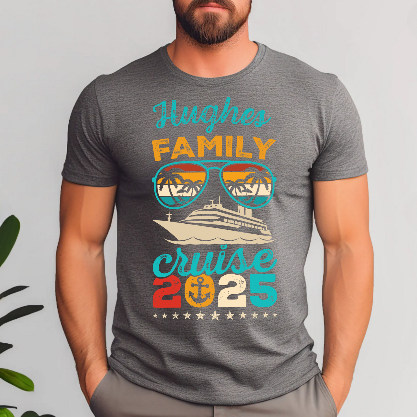 Customized Family Cruise 2025 Unisex Tee