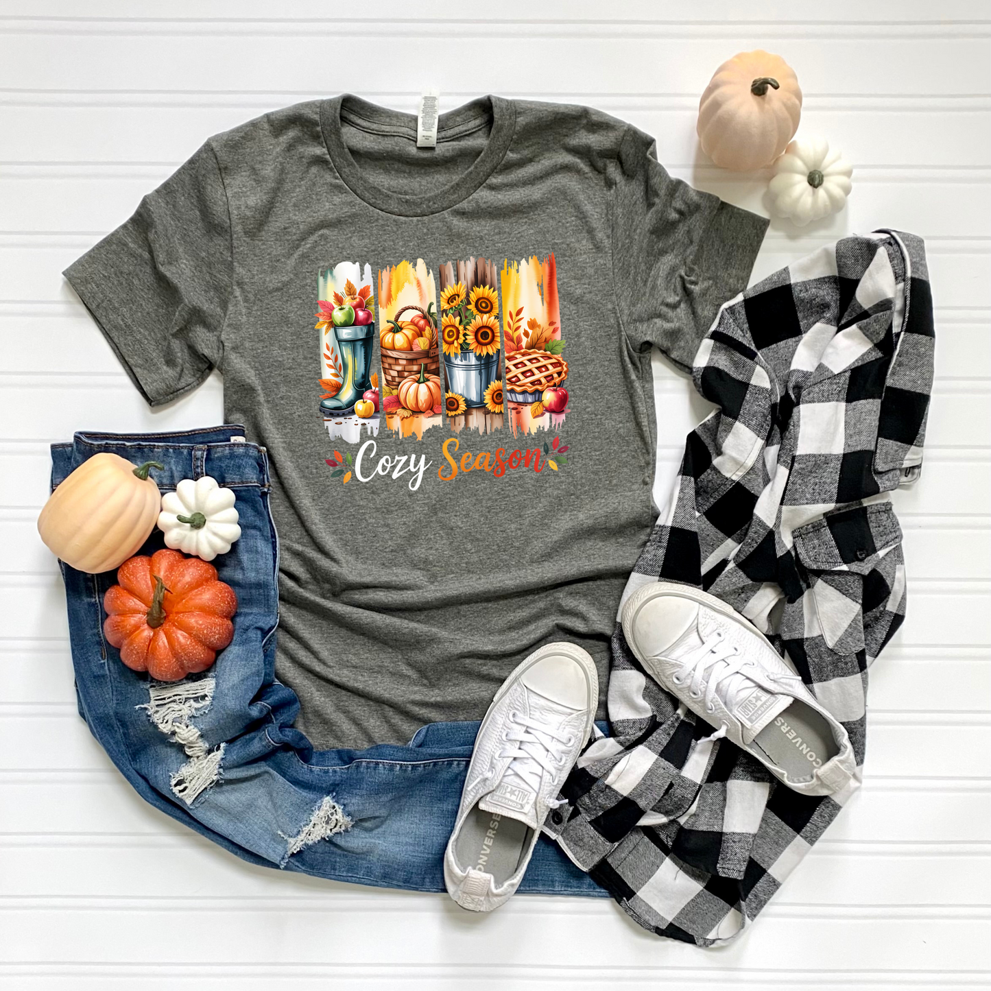 Cozy Season Paint Brush Softstyle T-Shirt