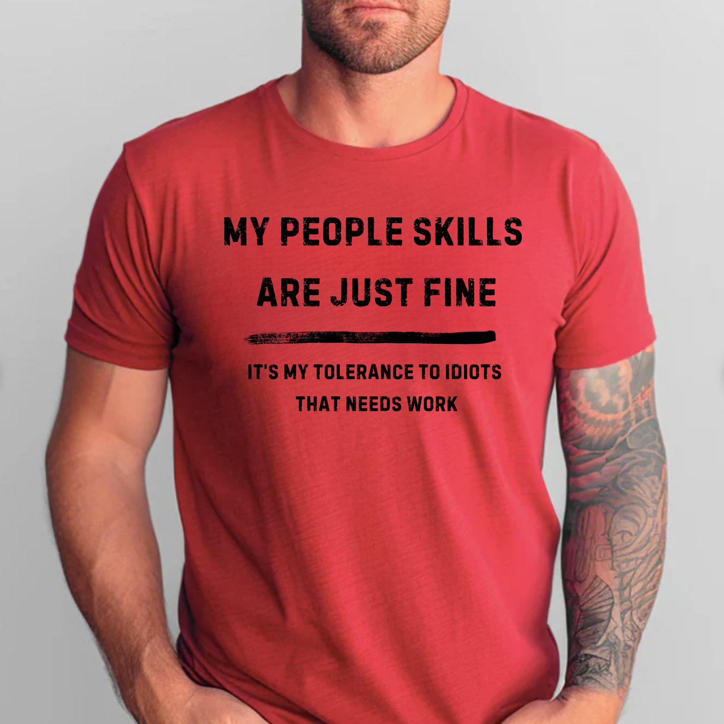 Funny People Skills Men's Tee