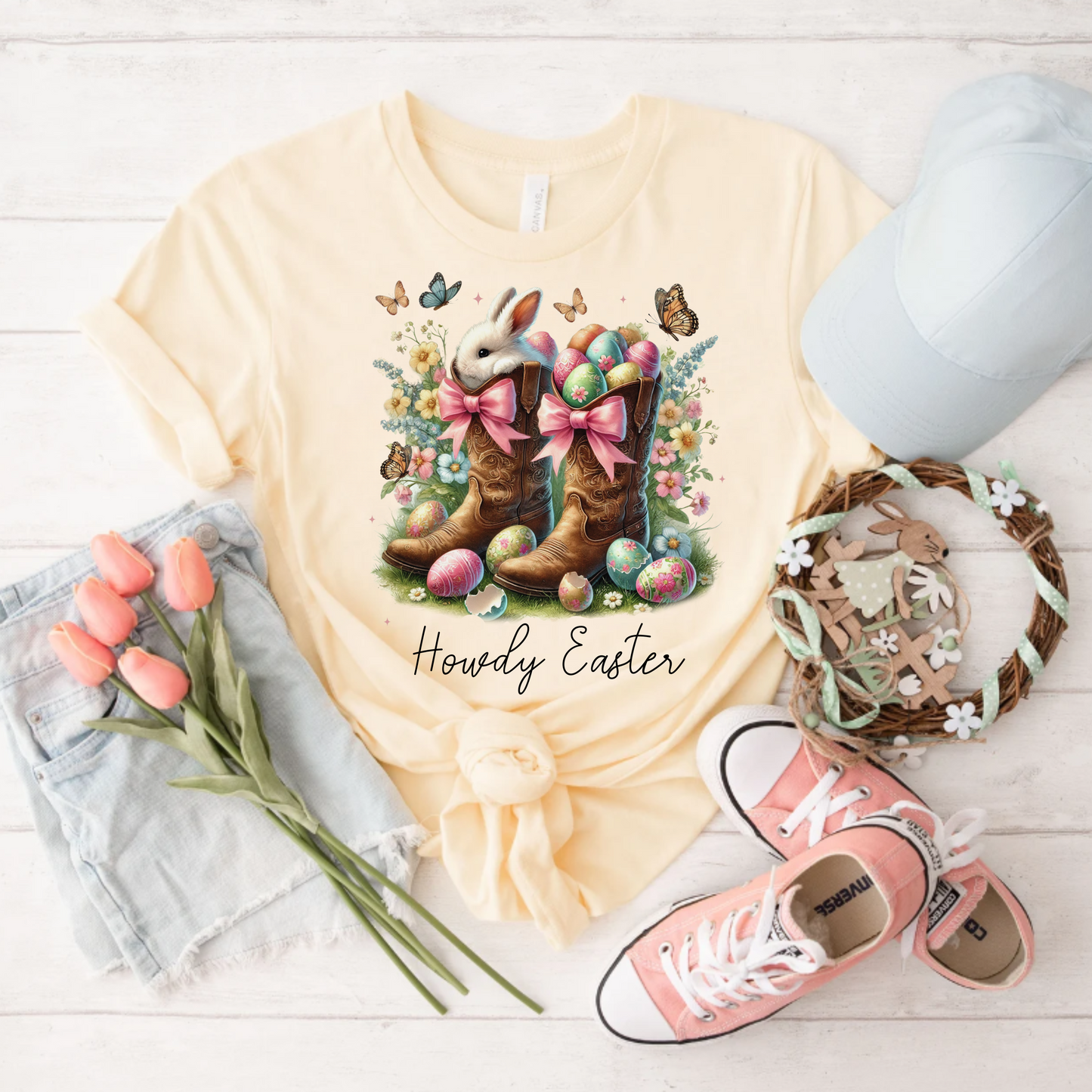 Cowboy Boot Easter T-Shirt