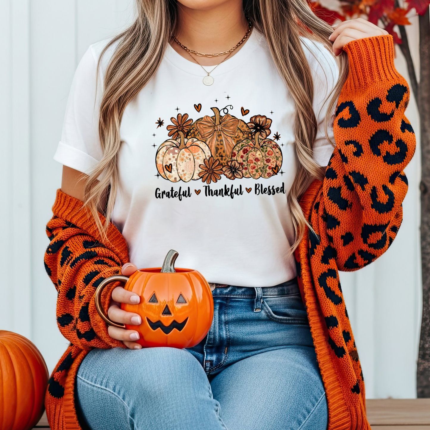 Grateful Thankful Blessed T-Shirt