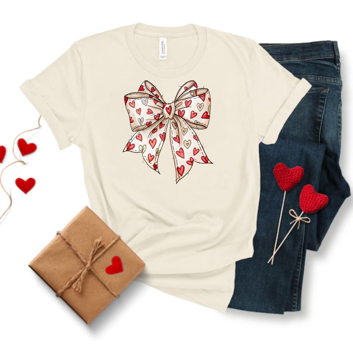 Heart Coquette Bow T-Shirt