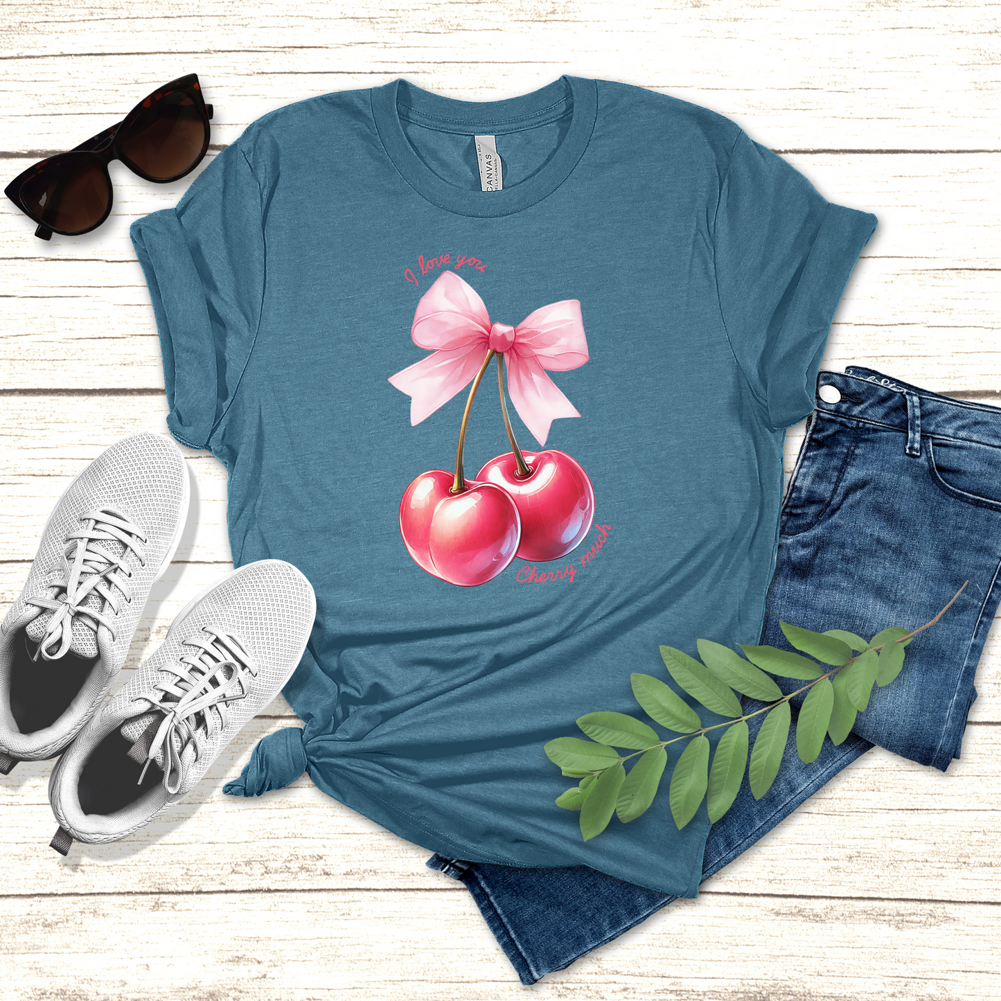 Valentines Day I love you cherry much Tee