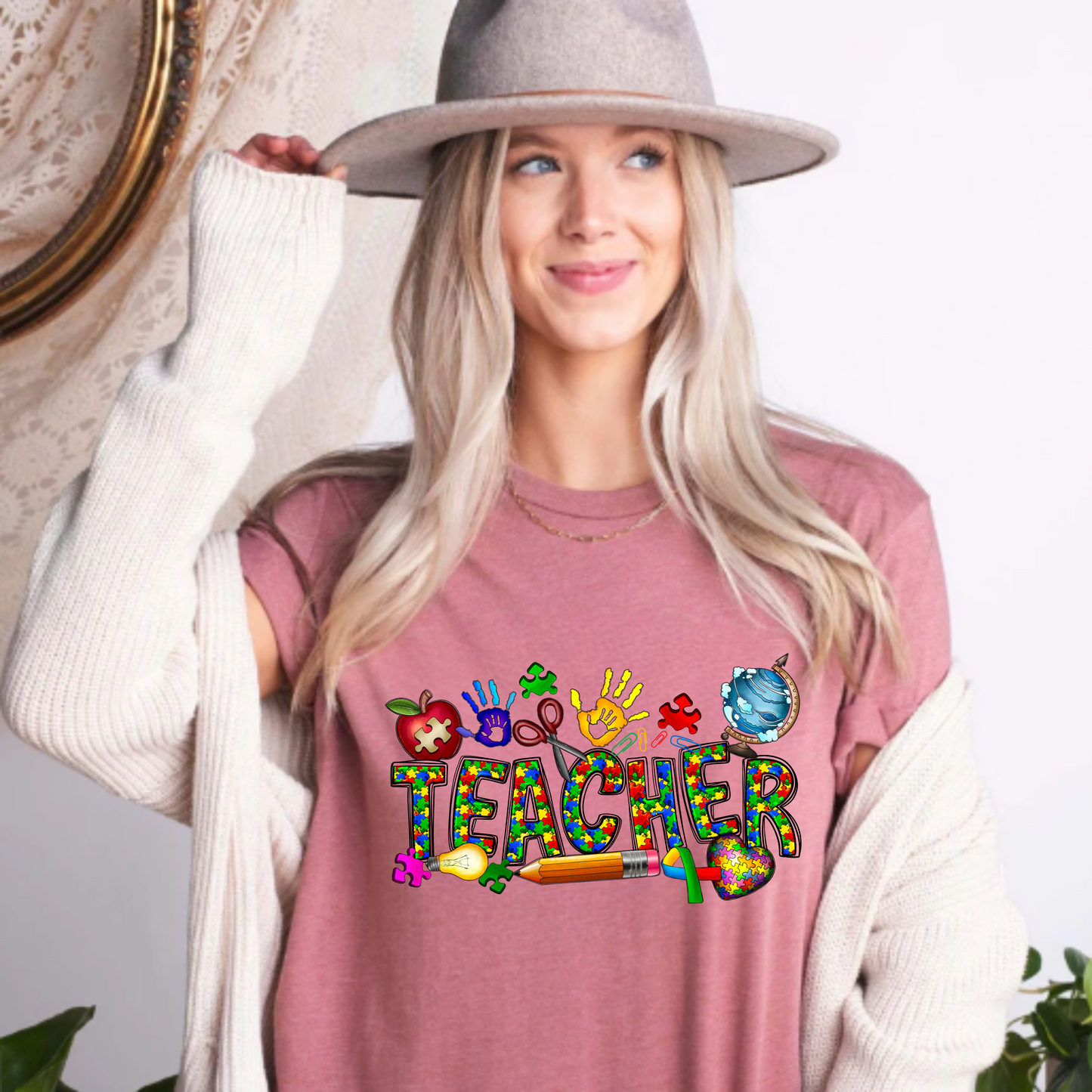 Autism Teacher Tee