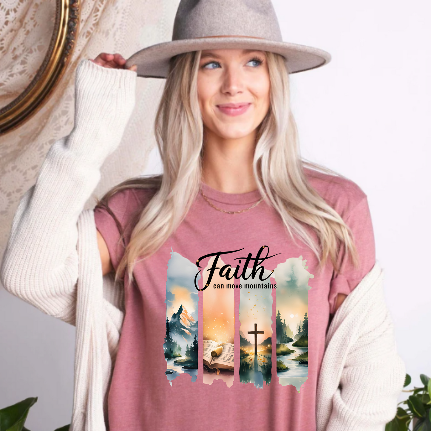Faith Can Move Mountains Tee