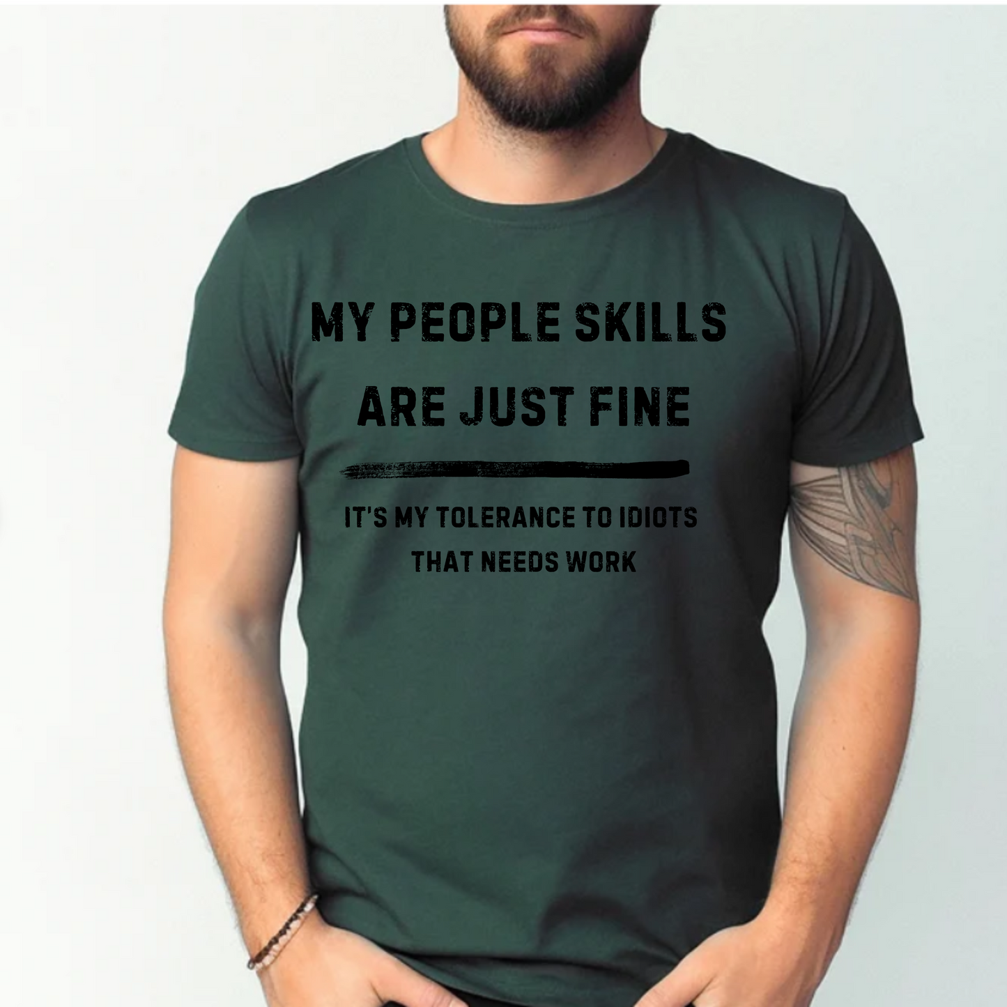 Funny People Skills Men's Tee
