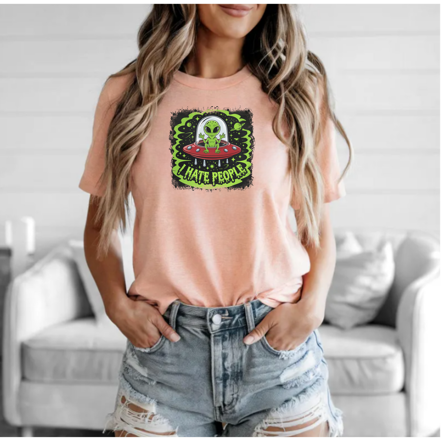 Alien Hate People Tee