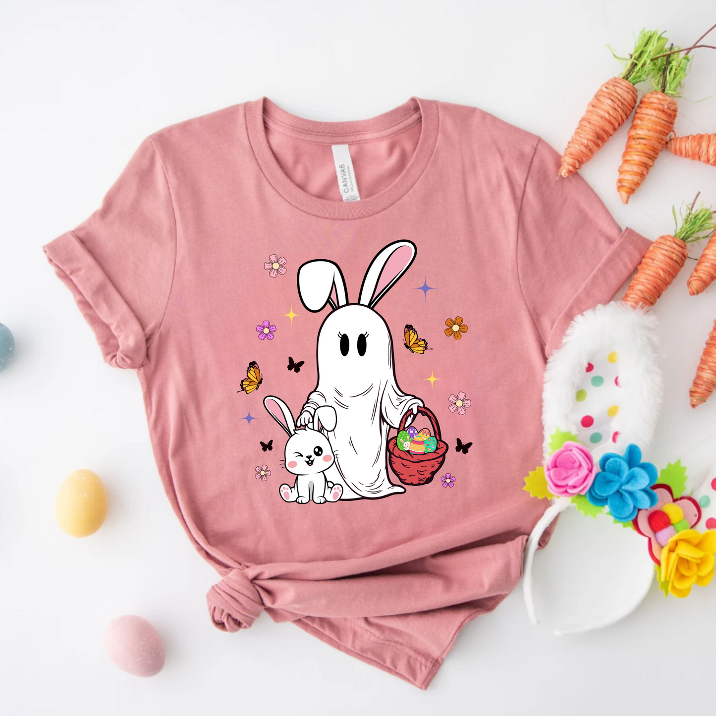 Ghost Easter Bunny Tee