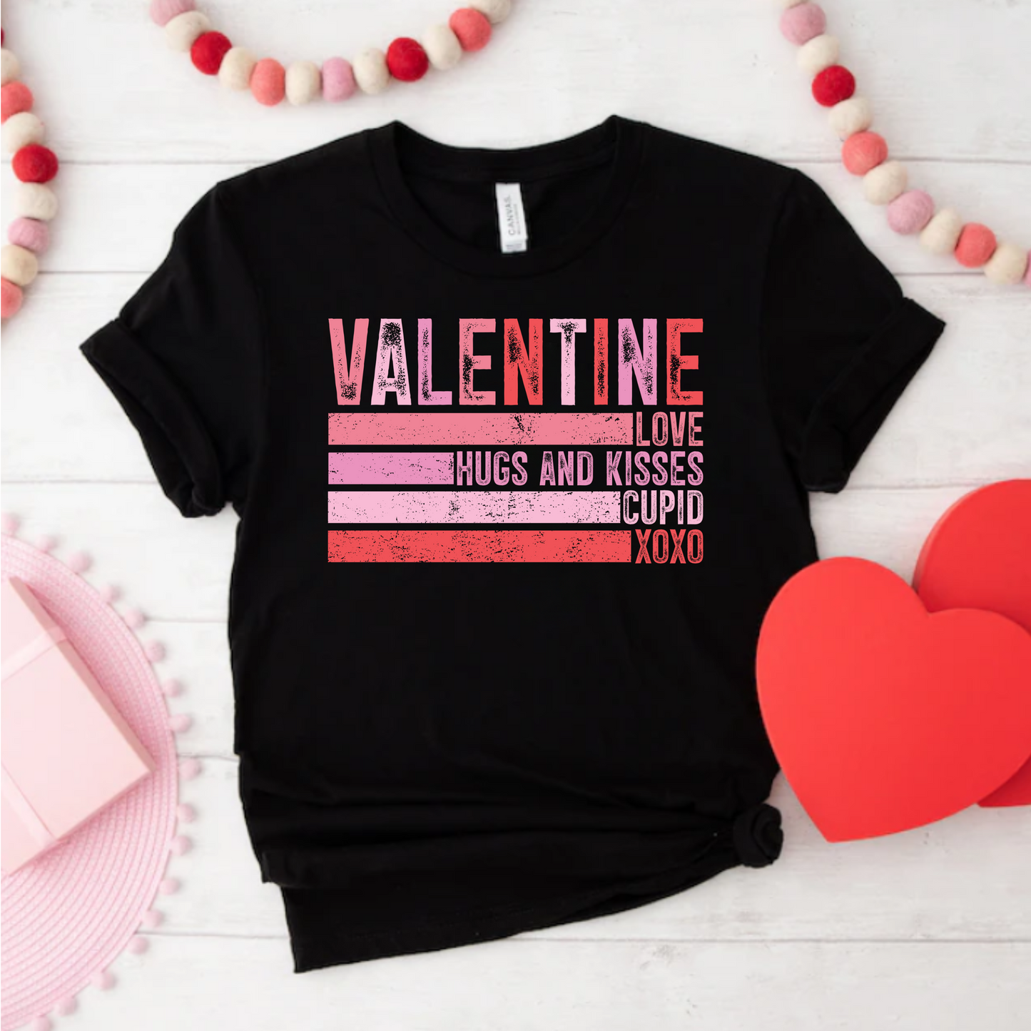 Valentine Love XOXO Cupid Unisex Tee
