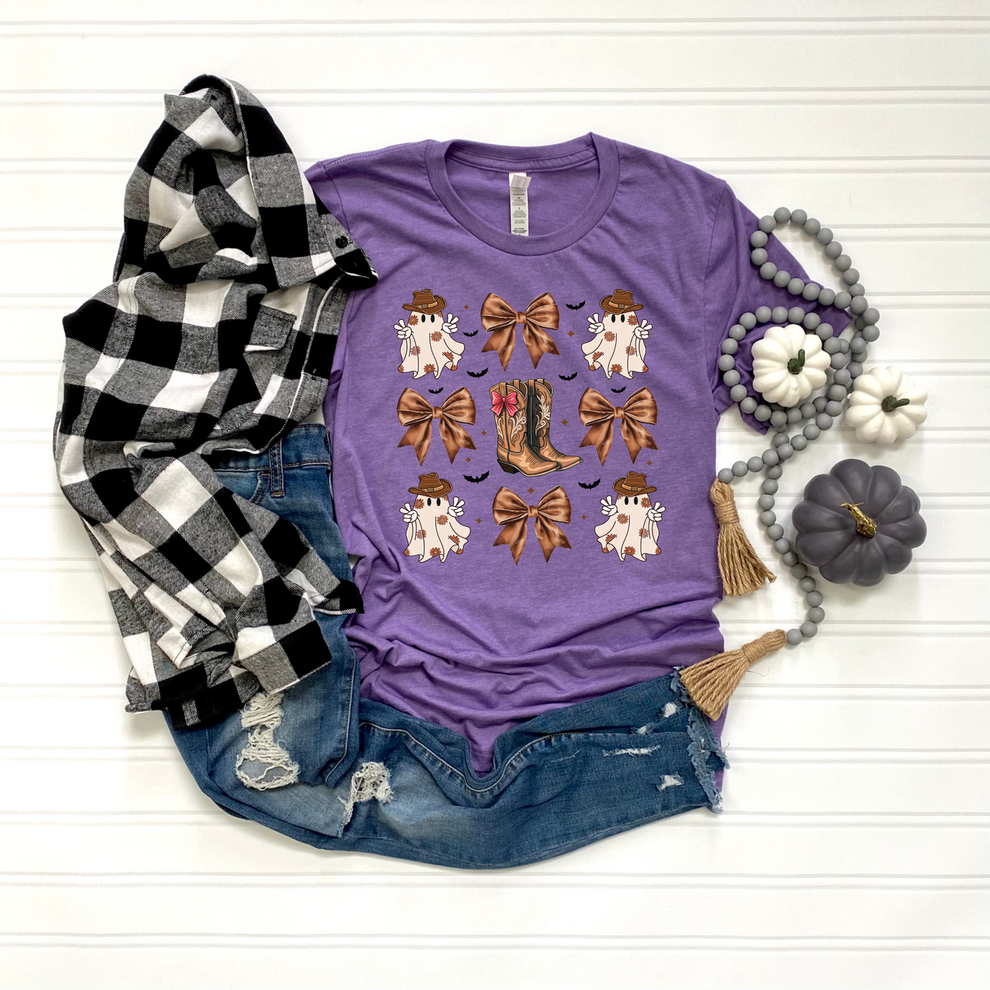 Western Ghosts and Boots Halloween T-Shirt
