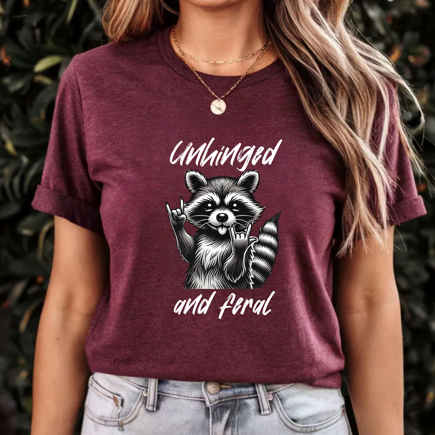 Raccoon Unhinged Unisex Tee